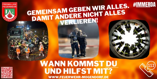 Feuerwehrfrauen/Feuerwehrmänner gesucht...