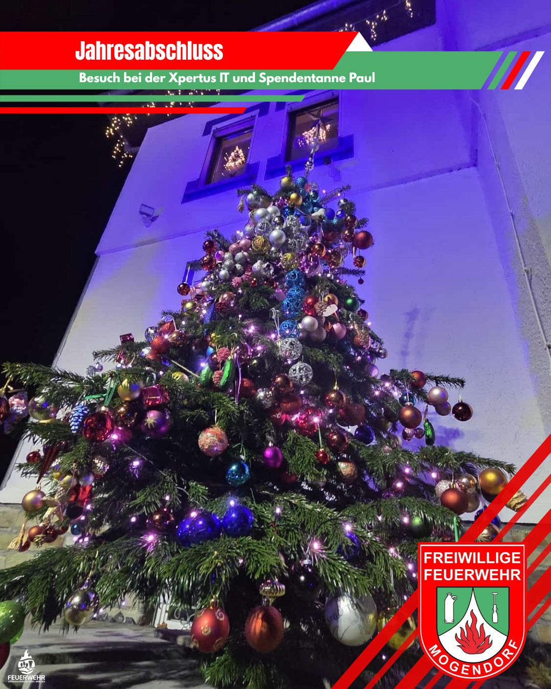 Jahresabschluss bei der Feuerwehr Mogendorf